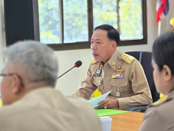 เข้าร่วมการประชุมประจำเดือนหัวหน้าส่วนราชการ ฯลฯ กำนัน ผู้ใหญ่บ้าน ฯลฯ ประจำเดือนธันวาคม ๒๕๖๘  ครั้งที่ ๑๒/๒๕๖๘